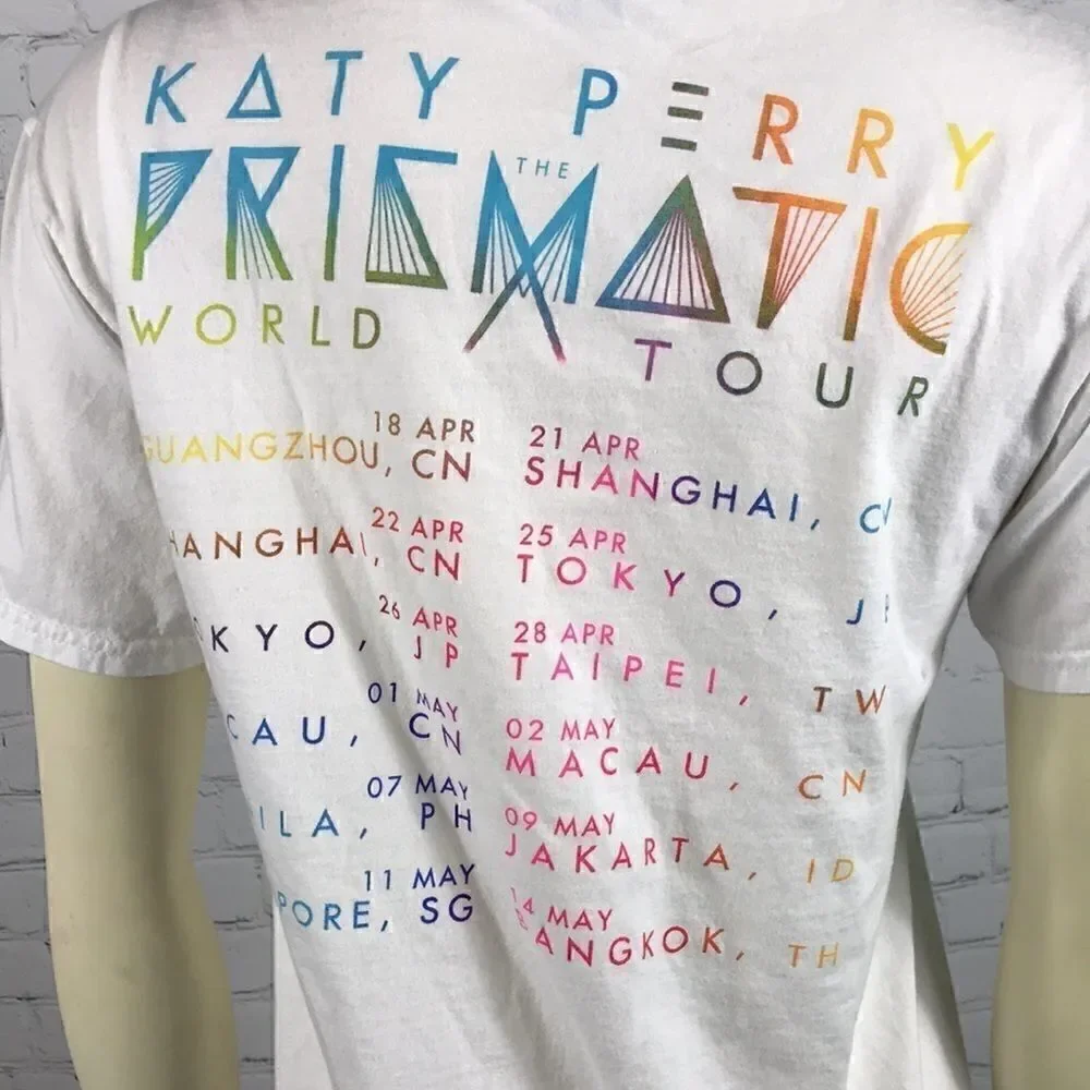Katy Perry Prismatic World Tour T-shirt Small EUC